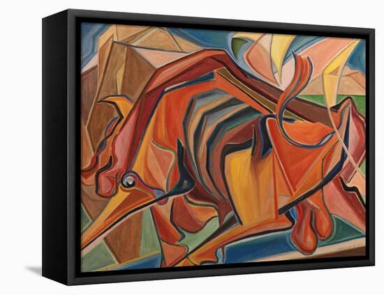 Big Bull-Raffaele Castello-Framed Stretched Canvas