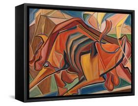 Big Bull-Raffaele Castello-Framed Stretched Canvas