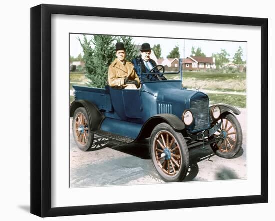 Big Business, Stan Laurel, Oliver Hardy, 1929-null-Framed Photo