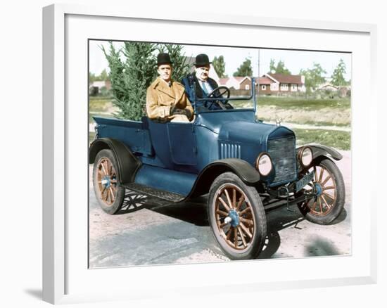 Big Business, Stan Laurel, Oliver Hardy, 1929-null-Framed Photo