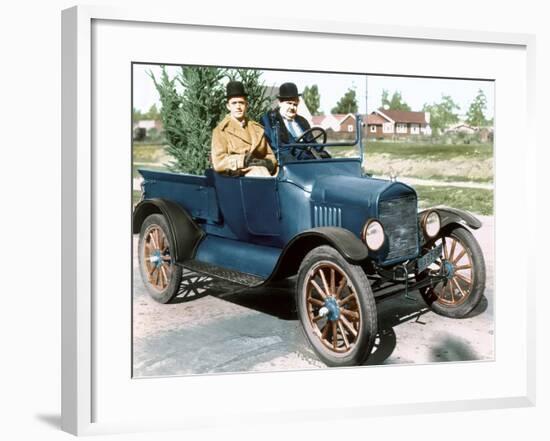 Big Business, Stan Laurel, Oliver Hardy, 1929-null-Framed Photo