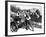 Big Business, Stan Laurel, Oliver Hardy, James Finlayson, 1929-null-Framed Photo