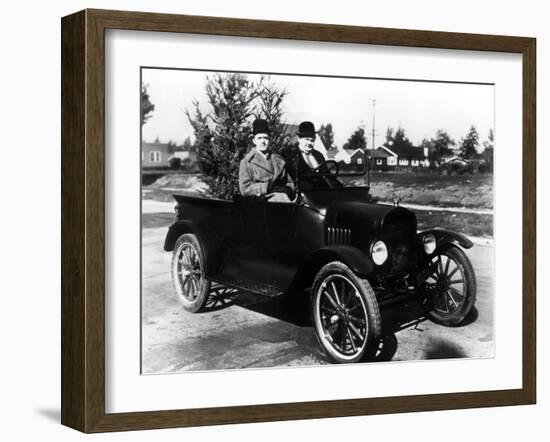 Big Business, Stan Laurel, Oliver Hardy [Laurel and Hardy], 1929-null-Framed Photo