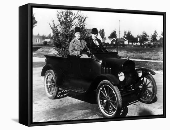 Big Business, Stan Laurel, Oliver Hardy [Laurel and Hardy], 1929-null-Framed Stretched Canvas