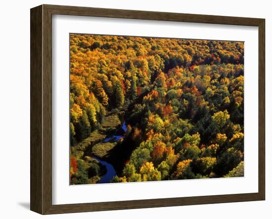 Big Carp River at Porcupine State Park, Up Michigan, USA-Chuck Haney-Framed Photographic Print