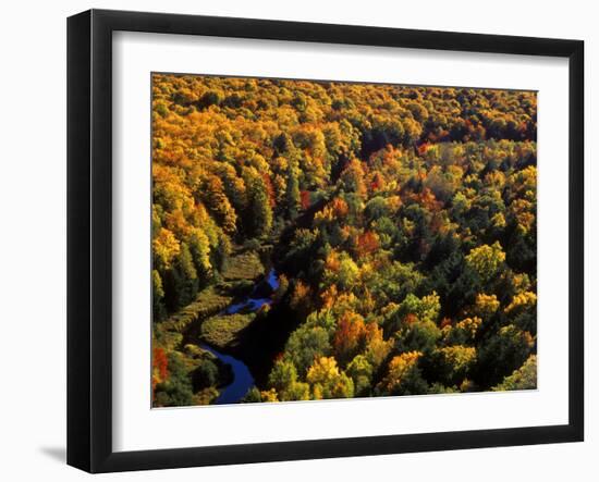 Big Carp River at Porcupine State Park, Up Michigan, USA-Chuck Haney-Framed Photographic Print
