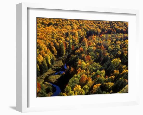 Big Carp River at Porcupine State Park, Up Michigan, USA-Chuck Haney-Framed Photographic Print
