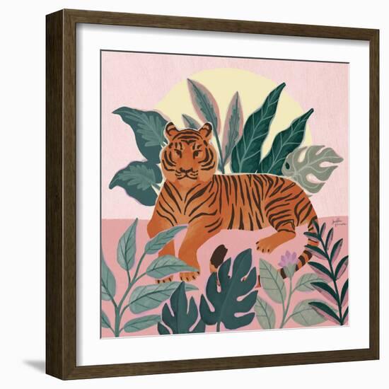 Big Cat Beauty III Pink-Janelle Penner-Framed Art Print