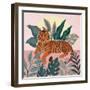 Big Cat Beauty III Pink-Janelle Penner-Framed Art Print