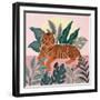 Big Cat Beauty III Pink-Janelle Penner-Framed Art Print
