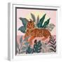 Big Cat Beauty III Pink-Janelle Penner-Framed Art Print