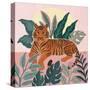 Big Cat Beauty III Pink-Janelle Penner-Stretched Canvas