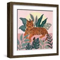 Big Cat Beauty III Pink-Janelle Penner-Framed Art Print