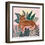 Big Cat Beauty III Pink-Janelle Penner-Framed Art Print