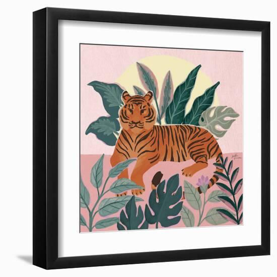 Big Cat Beauty III Pink-Janelle Penner-Framed Art Print