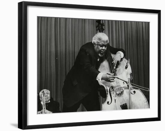 Big Chief Russell Moore, Arvell Shaw and Barrett Deems Performing, Stevenage, Hertfordshire, 1984-Denis Williams-Framed Photographic Print