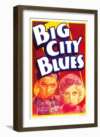 Big City Blues, Eric Linden, Joan Blondell, 1932-null-Framed Photo