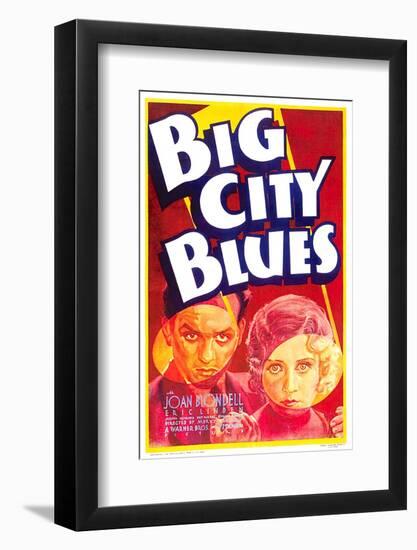 Big City Blues, Eric Linden, Joan Blondell, 1932-null-Framed Photo