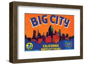 Big City California Bartlett Pears-null-Framed Art Print