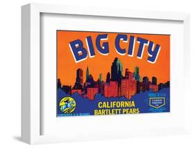 Big City California Bartlett Pears-null-Framed Art Print