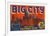 Big City Celery Crate Label-null-Framed Premium Giclee Print