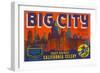 Big City Celery Crate Label-null-Framed Art Print