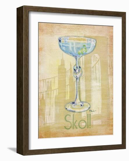 Big City Cocktail IV-Paul Brent-Framed Art Print