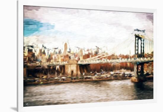 Big City II - In the Style of Oil Painting-Philippe Hugonnard-Framed Giclee Print