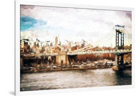 Big City II - In the Style of Oil Painting-Philippe Hugonnard-Framed Giclee Print