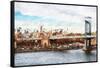 Big City - In the Style of Oil Painting-Philippe Hugonnard-Framed Stretched Canvas