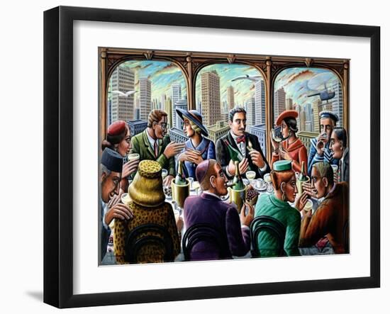 Big City-PJ Crook-Framed Giclee Print