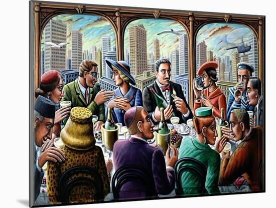 Big City-PJ Crook-Mounted Giclee Print