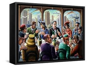 Big City-PJ Crook-Framed Stretched Canvas