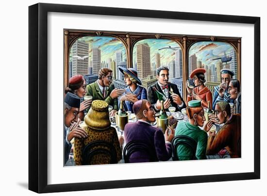 Big City-PJ Crook-Framed Giclee Print