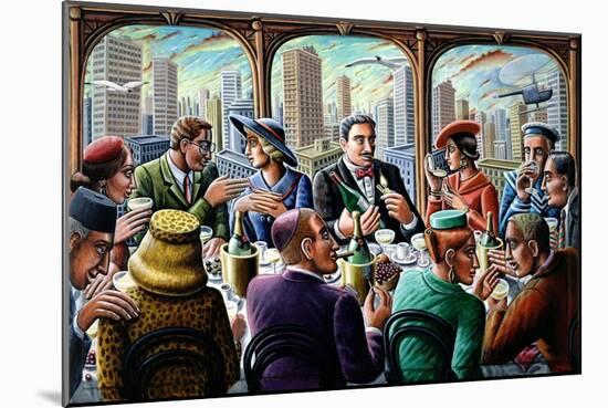 Big City-PJ Crook-Mounted Giclee Print