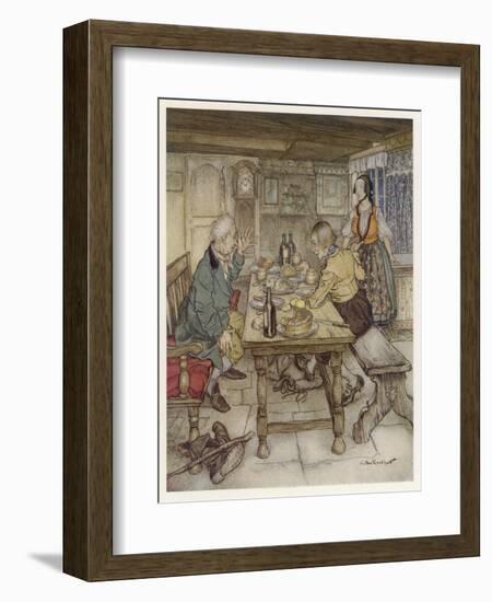 Big Claus and Little Claus-Arthur Rackham-Framed Art Print