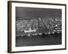 Big Clippers Moored Along San Diego Embarcado Building-null-Framed Photographic Print
