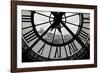 Big Clock Horizontal Black and White-Chris Bliss-Framed Photographic Print