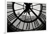 Big Clock Horizontal Black and White-Chris Bliss-Framed Photographic Print