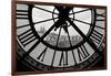 Big Clock Horizontal Black and White-Chris Bliss-Framed Photographic Print