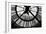 Big Clock Horizontal Black and White-Chris Bliss-Framed Photographic Print