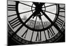 Big Clock Horizontal Black and White-Chris Bliss-Mounted Photographic Print