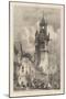 Big Clock Tower Evreux, Normandie, France, 1824-Richard Parkes Bonington-Mounted Giclee Print