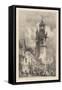 Big Clock Tower Evreux, Normandie, France, 1824-Richard Parkes Bonington-Framed Stretched Canvas