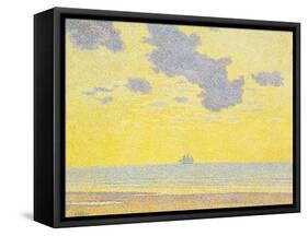 Big Clouds, 1893-Theo van Rysselberghe-Framed Stretched Canvas