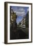 Big Clouds over Bond Street, September-Tom Hughes-Framed Giclee Print