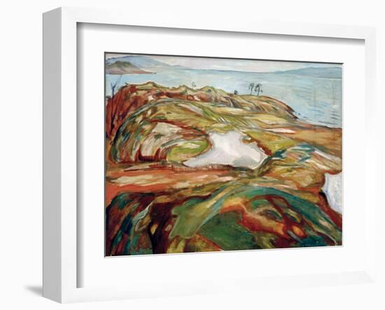 Big Coastal Landscape, 1918-Edvard Munch-Framed Giclee Print