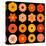 Big Collection of Various Orange Pattern Flowers-tr3gi-Stretched Canvas