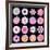 Big Collection of Various Pink Pattern Flowers-tr3gi-Framed Art Print