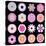 Big Collection of Various Pink Pattern Flowers-tr3gi-Stretched Canvas